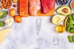 Balanced low carb, high good fat , healthy food.