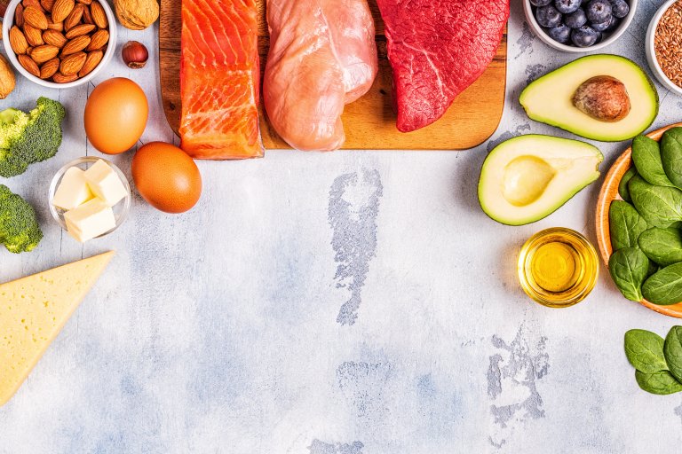 Balanced low carb, high good fat , healthy food.