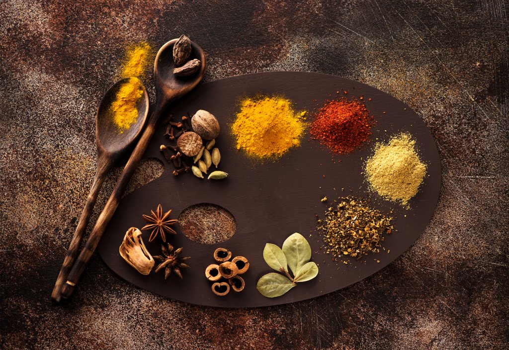 Culinary Journey -Indian spices, spicy and seasoning