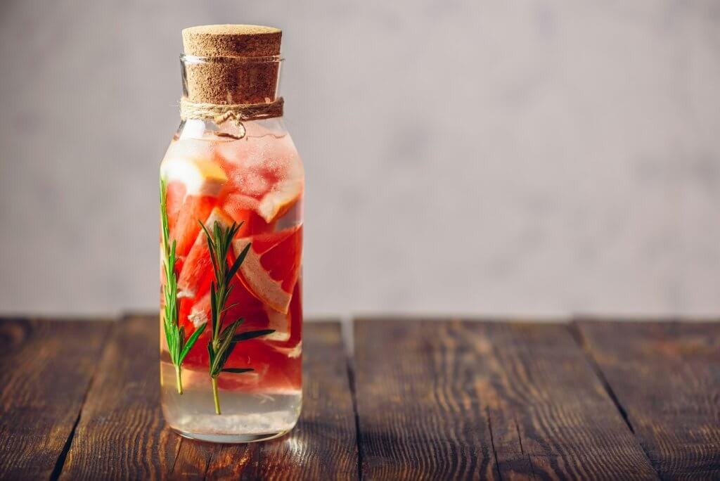 Bottle of Detox Water.