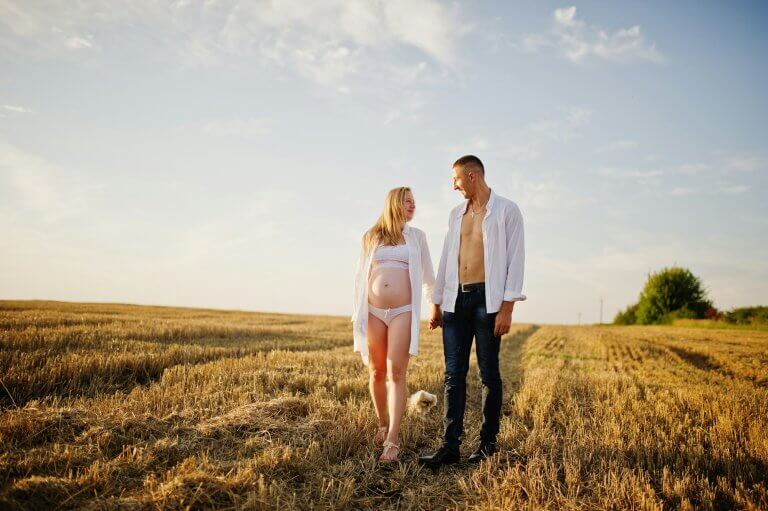 Happy moments of pregnancy