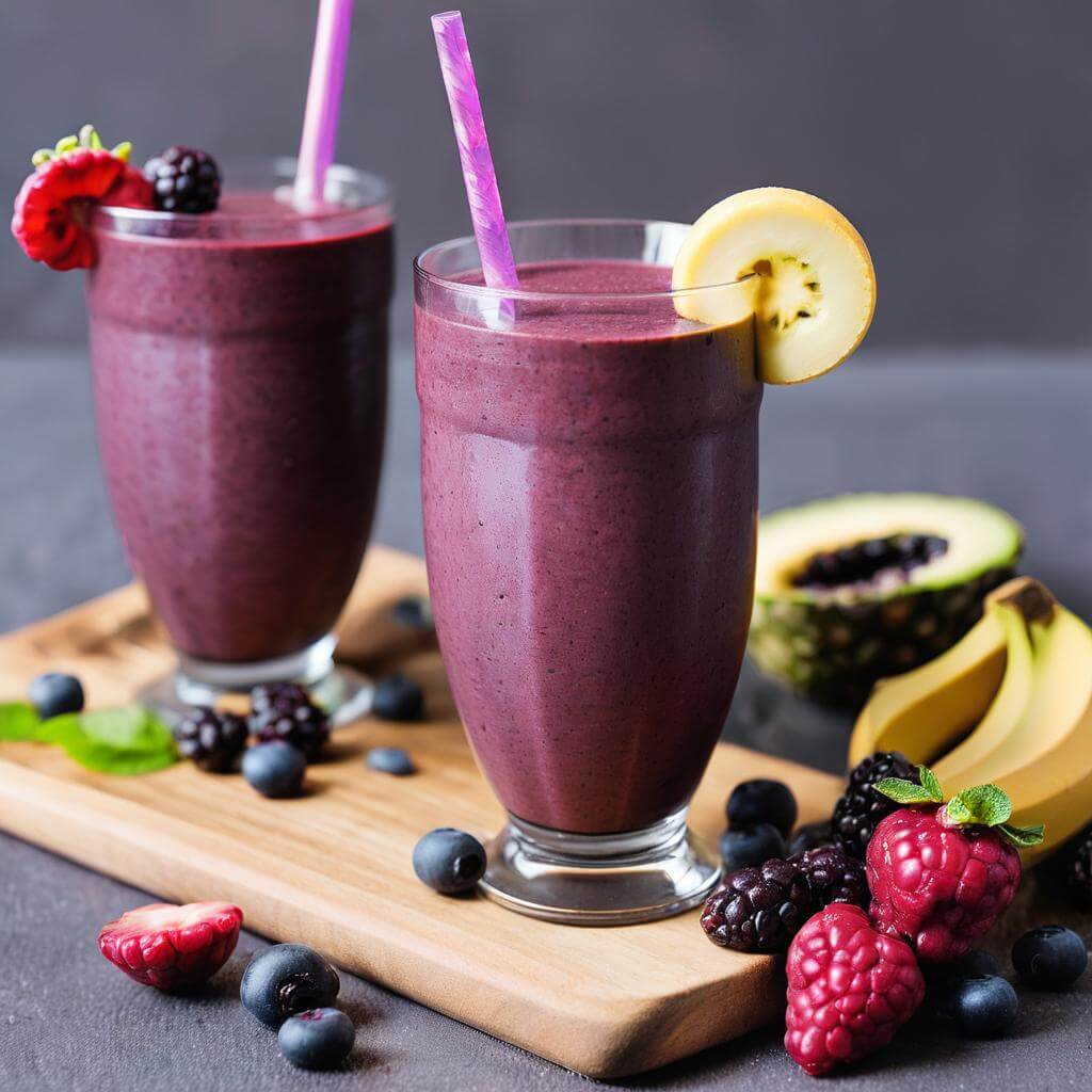 fruity comb smoothie