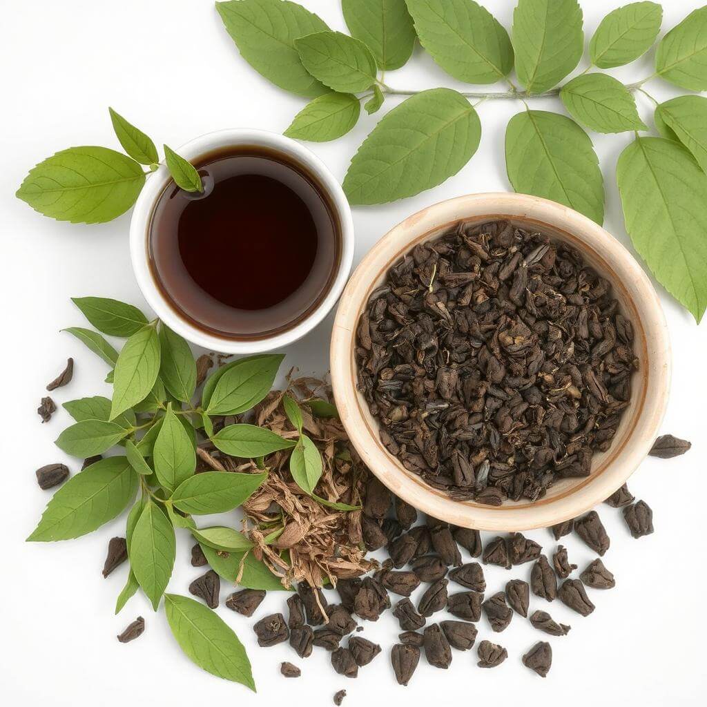 benefits of black tea with neem and moringa