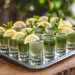 green tea shots