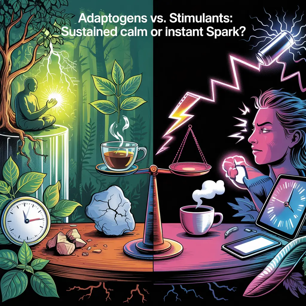 Adaptogens vs. Stimulants